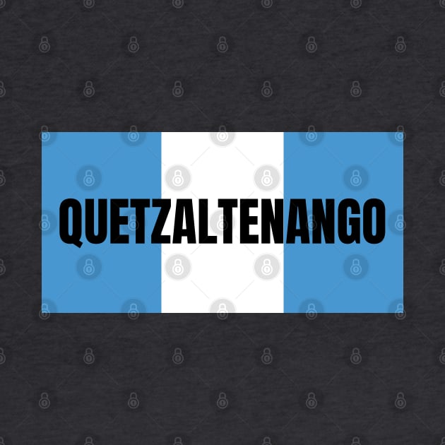 Quetzaltenango City in Guatemala Flag Colors by aybe7elf